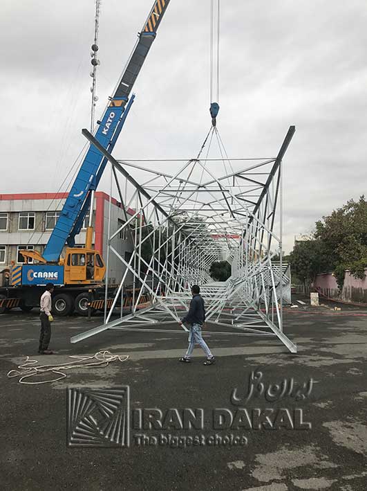 نصب و اجرای دکل خودایستا آتش نشانی کرج 02
